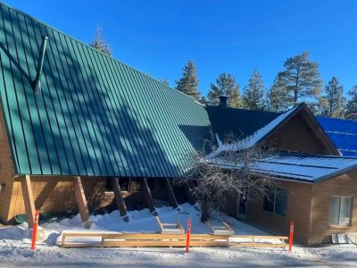 New Metal Roof Installation